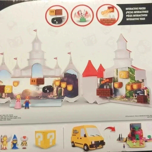 Nintendo The Super Mario Movie Mushroom Kingdom Castle Playset With Mini Figures - Picture 7 of 7